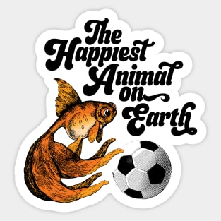 Happiest Animal On Earth - Goldfish Sticker